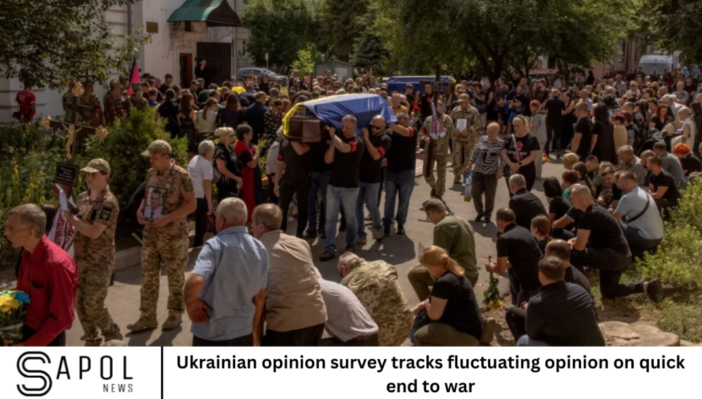 Ukrainian opinion survey tracks fluctuating opinion on quick end to war