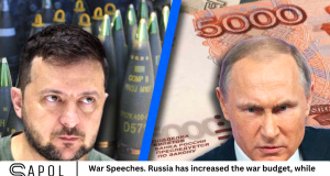 War Speeches. Russia has increased the war budget, while Ukraine is planning to ramp up arms production War Speeches. Russia has increased the war budget, while Ukraine is planning to ramp up arms production