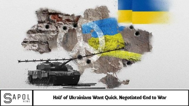 Half of Ukrainians Want Quick, Negotiated End to War