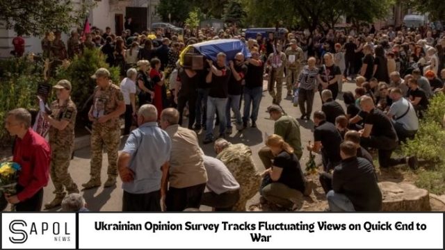 Ukrainian opinion survey tracks fluctuating opinion on quick end to war